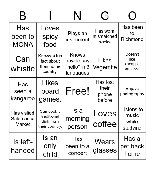 Break Time Bingo ☕ Bingo Card