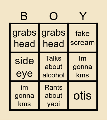 Apollo Bingo Card