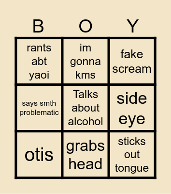 Apollo Bingo Card