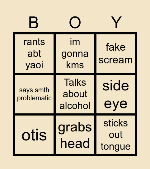 Apollo Bingo Card