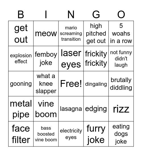 7-ElevenZ Bingo Card