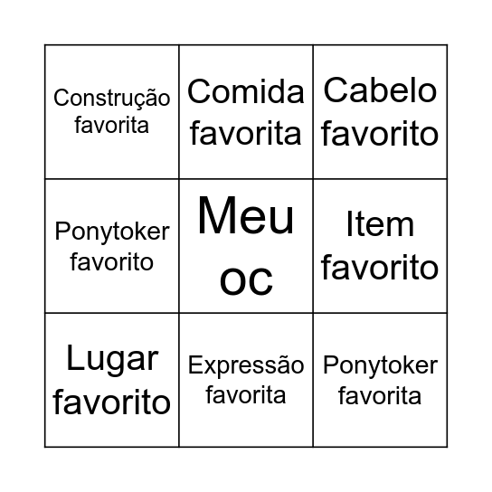 Trend Bingo Card