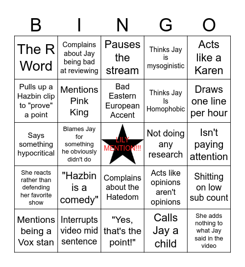 Sai Scribbles Bingo Card - NobleJay Bingo Card