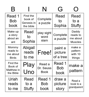 Summer Bingo 6 Bingo Card