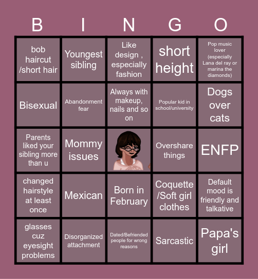 NEREA DIAZ Bingo Card