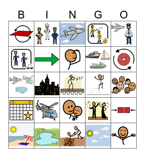 Chicago Air and Water Show Bingo Card