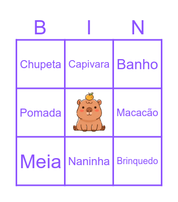 Bingo da Luna Bingo Card