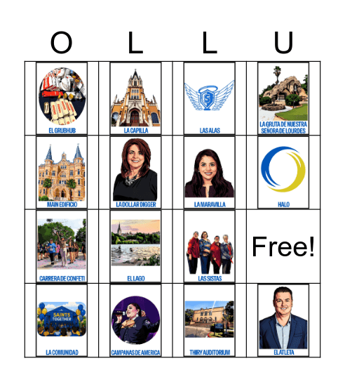 Lotería Bingo Card