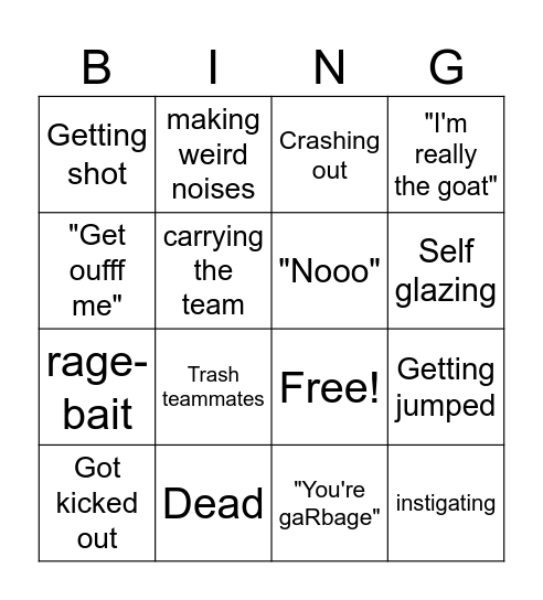 Is he getting belt or nahh? Bingo Card