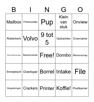 Summer Bingo Card