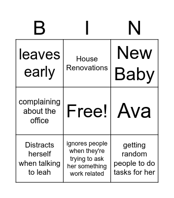 Penultimate Bingo Card