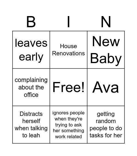 Penultimate Bingo Card