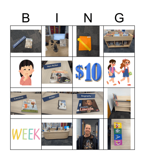 Library Show What You Know Bingo Card