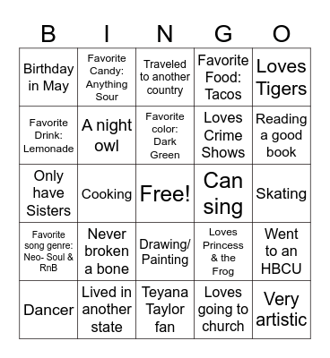 How 'Ms. Hill' Are You? Bingo Card