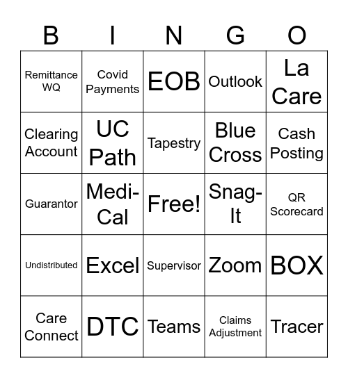 Its All About The Benjamins Bingo Card