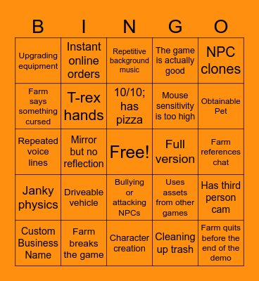 Simulator Bongi!!! Bingo Card