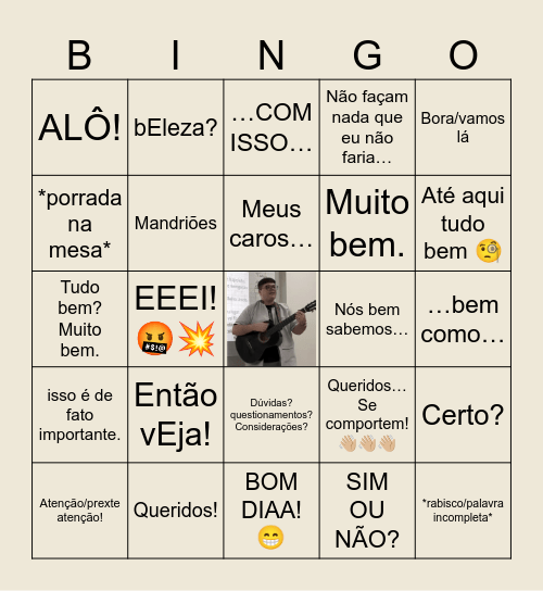 Aureliano Guedes Bingo Card
