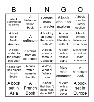 Google Docs Bingo Card