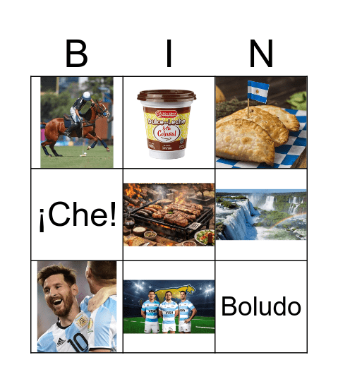 Latam Bingo! Bingo Card