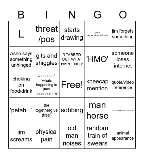 Convenience Bingo v2 Bingo Card