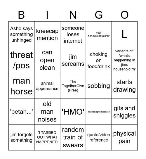 Convenience Bingo v2 Bingo Card
