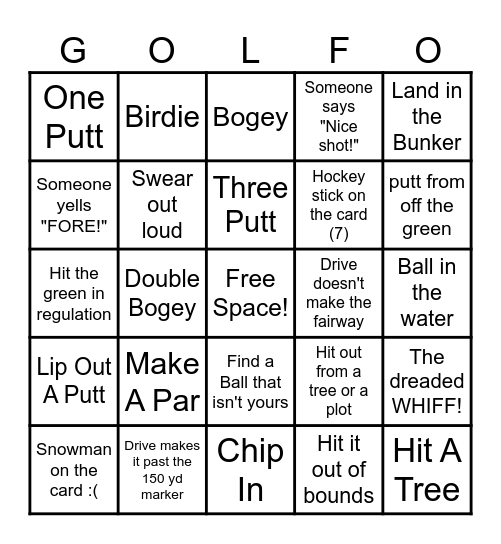 Ladies League "Bring a Buddy" Bingo Card
