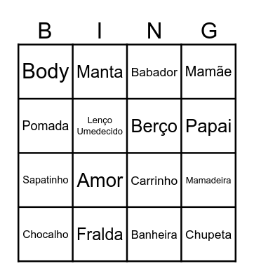 Chá da Manu Bingo Card
