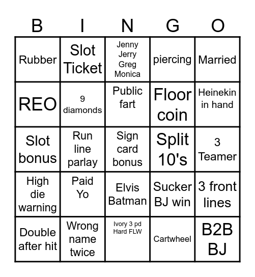 Atlantic City 2026 Bingo Card