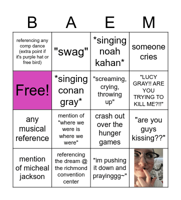 Birthday Bingo Card