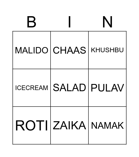 FAIZUL MAWAID IL BURHANIYAH Bingo Card