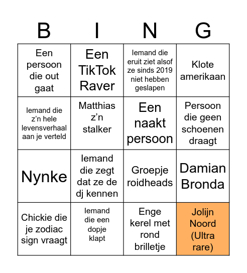 Ratherlost bingo Card