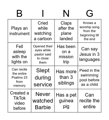 Da Bingo Card