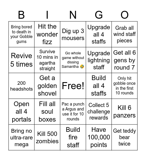 Orgiania Bingo Card