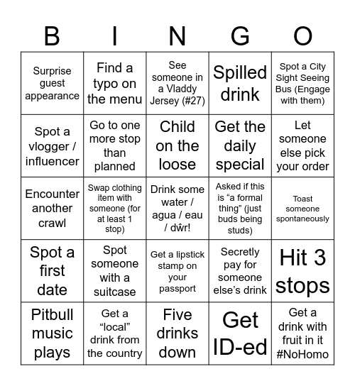 G3t Firked Up Bingo Card