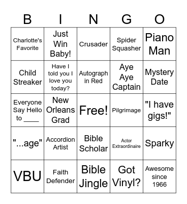 Awesome Since 1966 Bingo Card