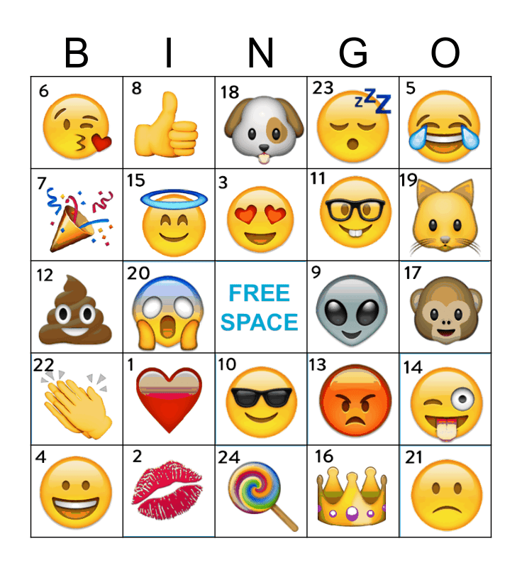 emoji-bingo-card