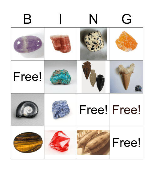 Rutgers Geology Bingo Card