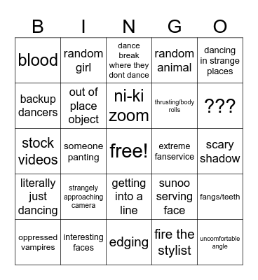 enhypen music videos Bingo Card