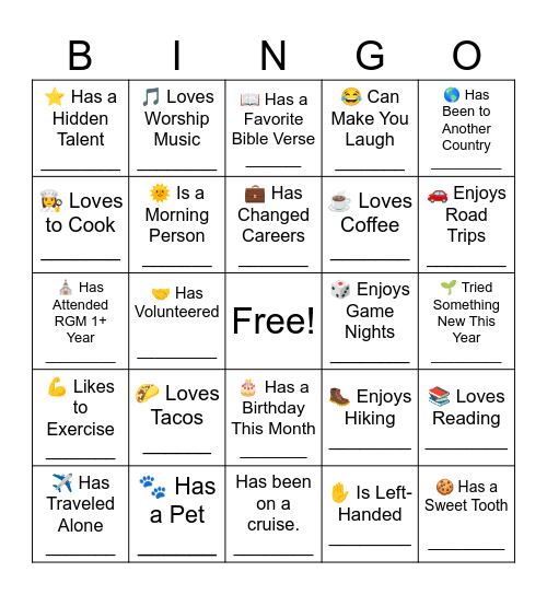 🌿 R.E.F.I.N.E.D. Human Bingo Card