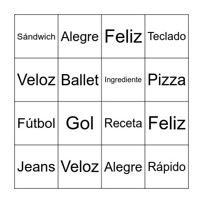 BINGOOOOO!!! Bingo Card