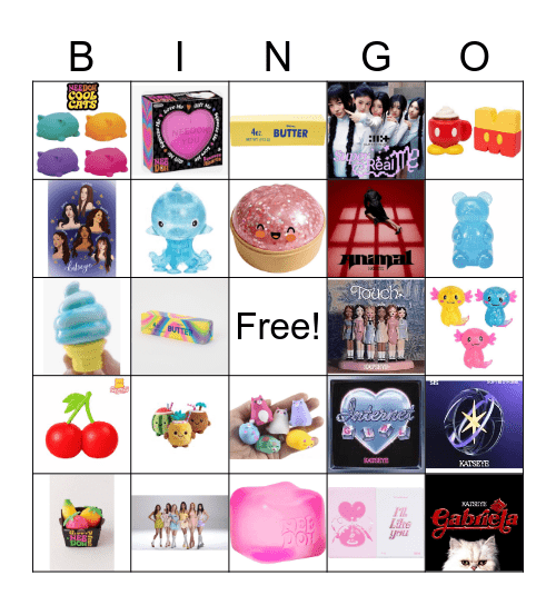 Sleepover Bingo Card