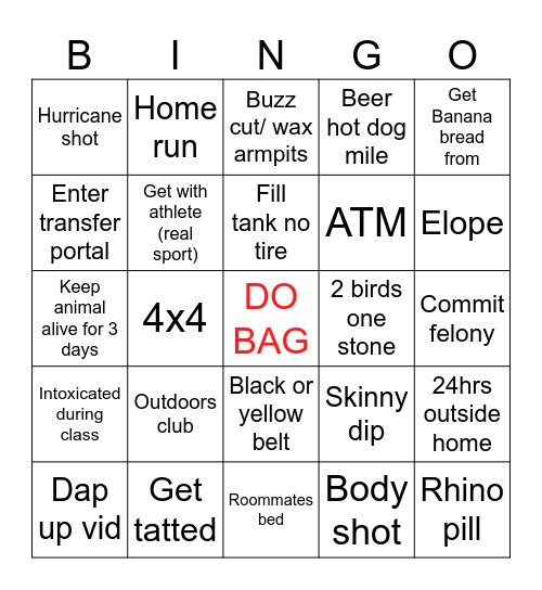 ULTIMATE BINGO Card