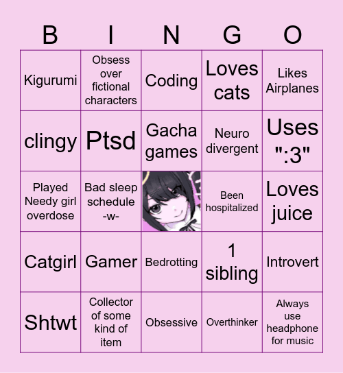 Scarlet bingo :3 Bingo Card
