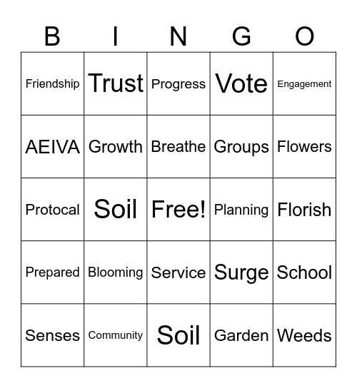 Tri-County(AL) Links in Bloom Bingo Card