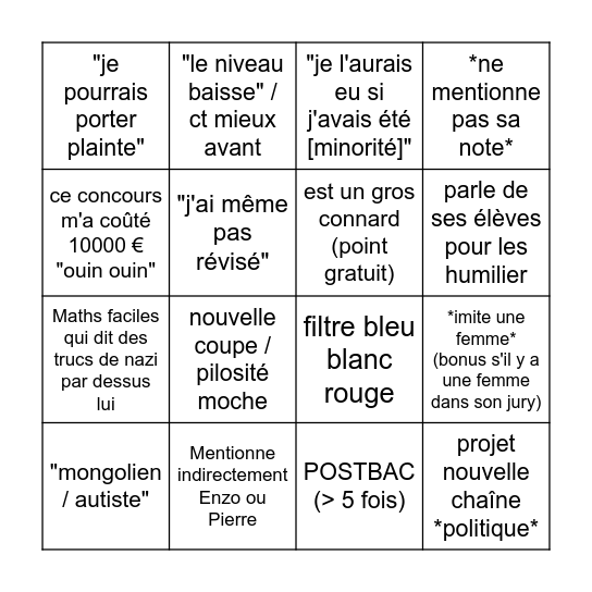 Médébingo Card