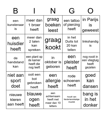Join Us Bingo Card
