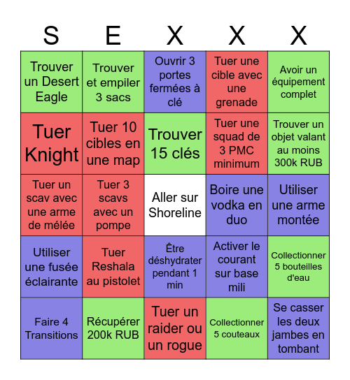 ZERO TO HERO Bingo Card