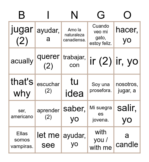 Nuestra primera fiesta 🥳🎉🥮🍂 Bingo Card
