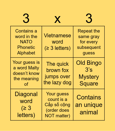 Bingo: Tokyo Drift Bingo Card