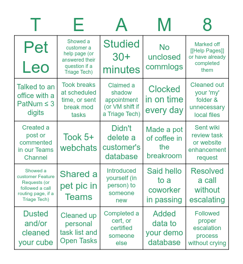 It's BINGO y'all Bingo Card